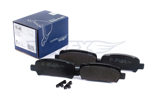 Sada brzdových platničiek kotúčovej brzdy TOMEX Brakes